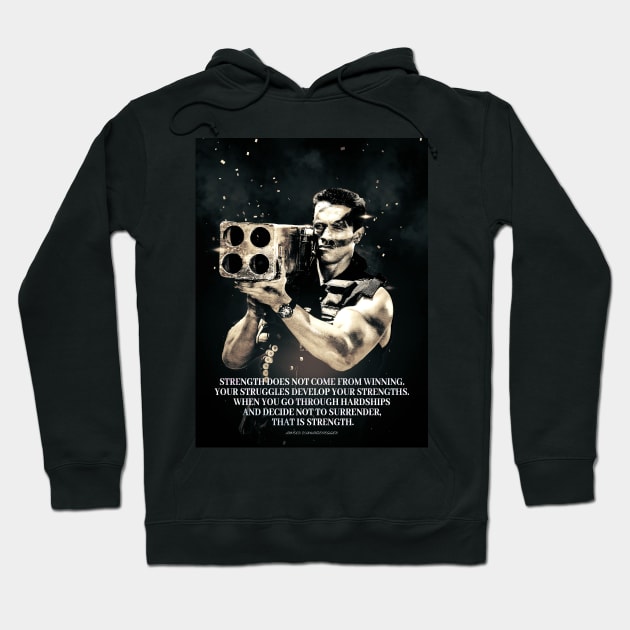 Arnold Schwarzenegger Hoodie by mobilunik